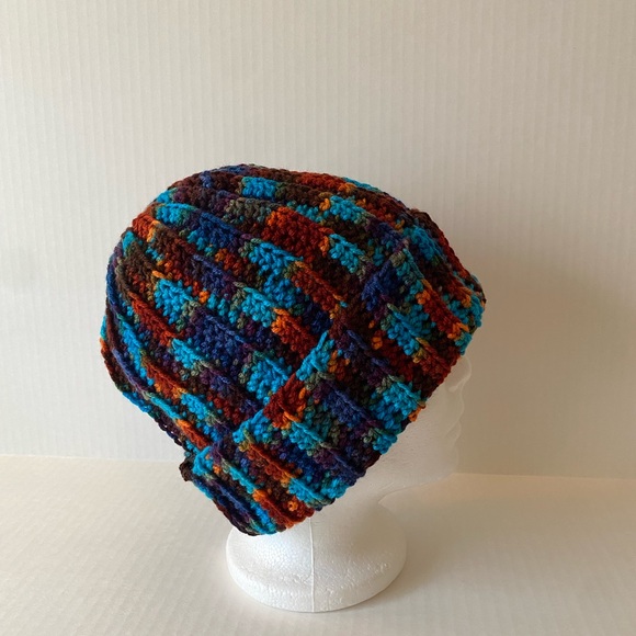 Colorful Crochet Beanie - Picture 2 of 8